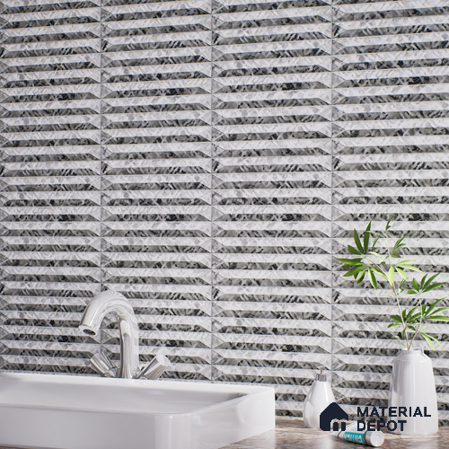 Faux Subway Tile TL 07242 B Crayon 4004 Granula 1 ft x 1 ft Ceramic Matte Finish - 9 mm | 2 mm Spacer is Mandatory | Please Expect a Slight Variation of Pattern